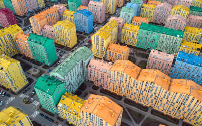 ”Comfort Town” en färgstark symbol för Ukraina